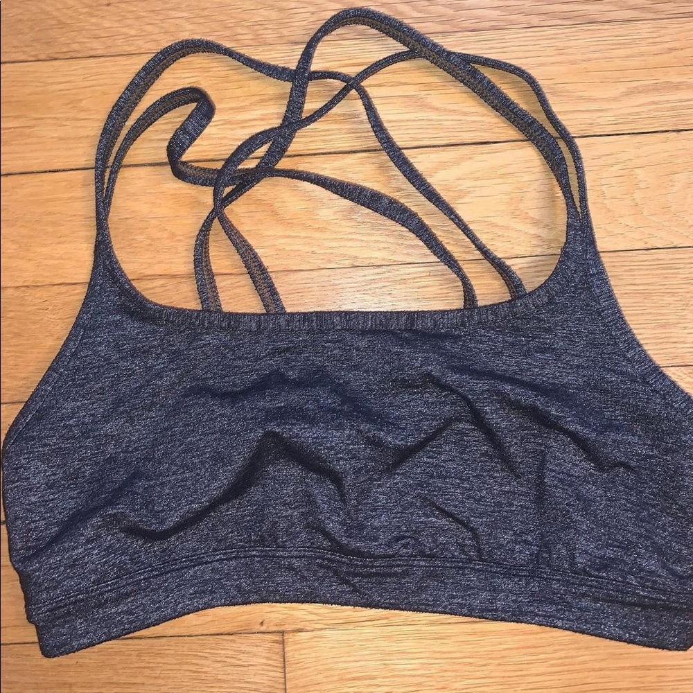 Grey Athleta sports bra